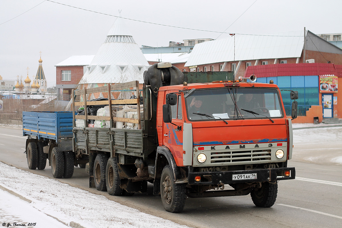 Саха (Якутия), № У 091 АК 14 — КамАЗ-53202