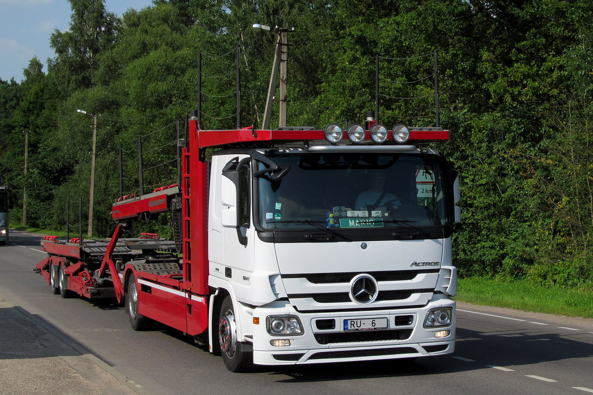 Латвия, № RU-6 — Mercedes-Benz Actros ('2009) 1841