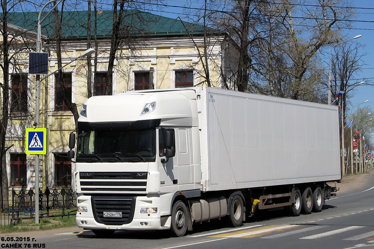 Санкт-Петербург, № С 242 ВУ 178 — DAF XF105 FT