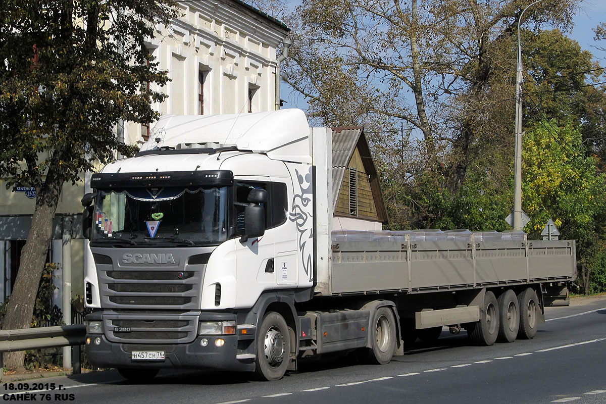 Ярославская область, № Н 457 СН 76 — Scania ('2009) G380