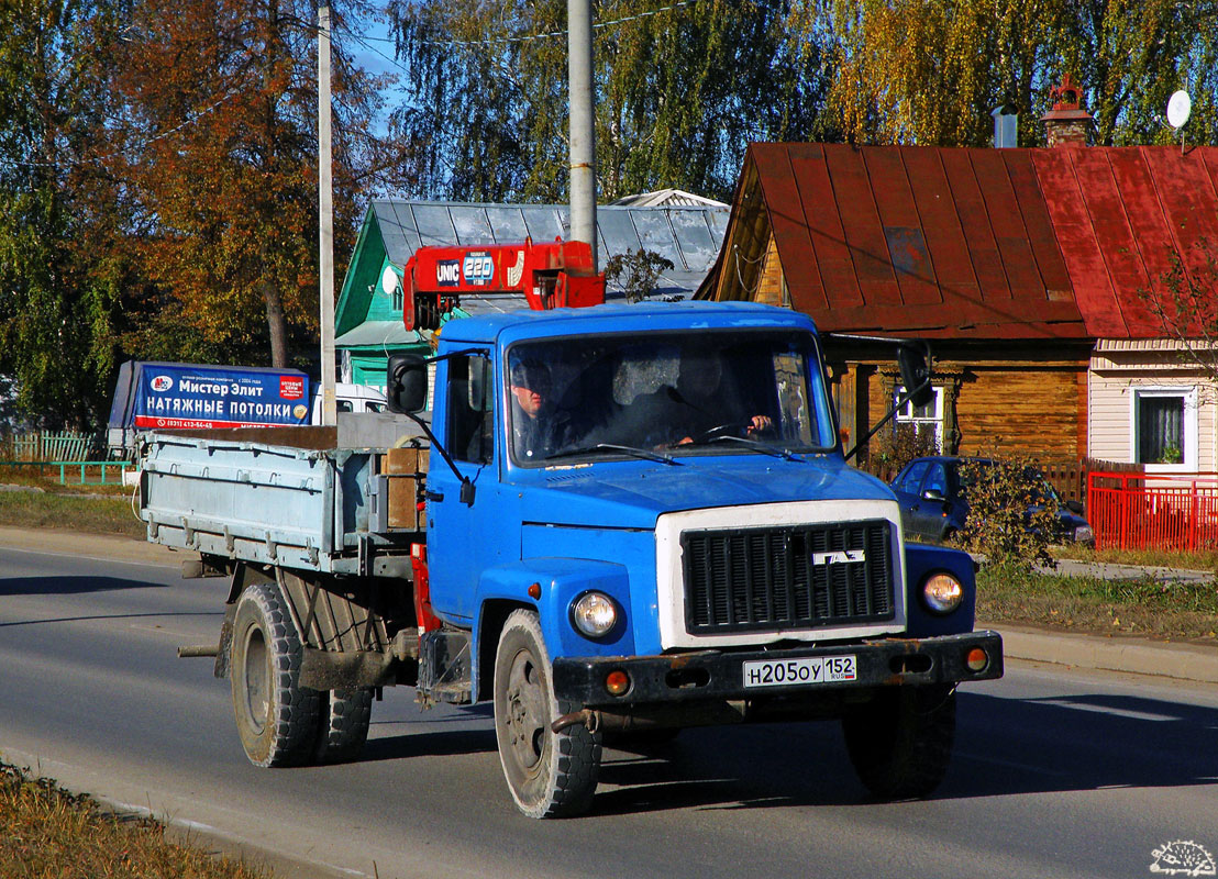 Нижегородская область, № Н 205 ОУ 152 — ГАЗ-3307