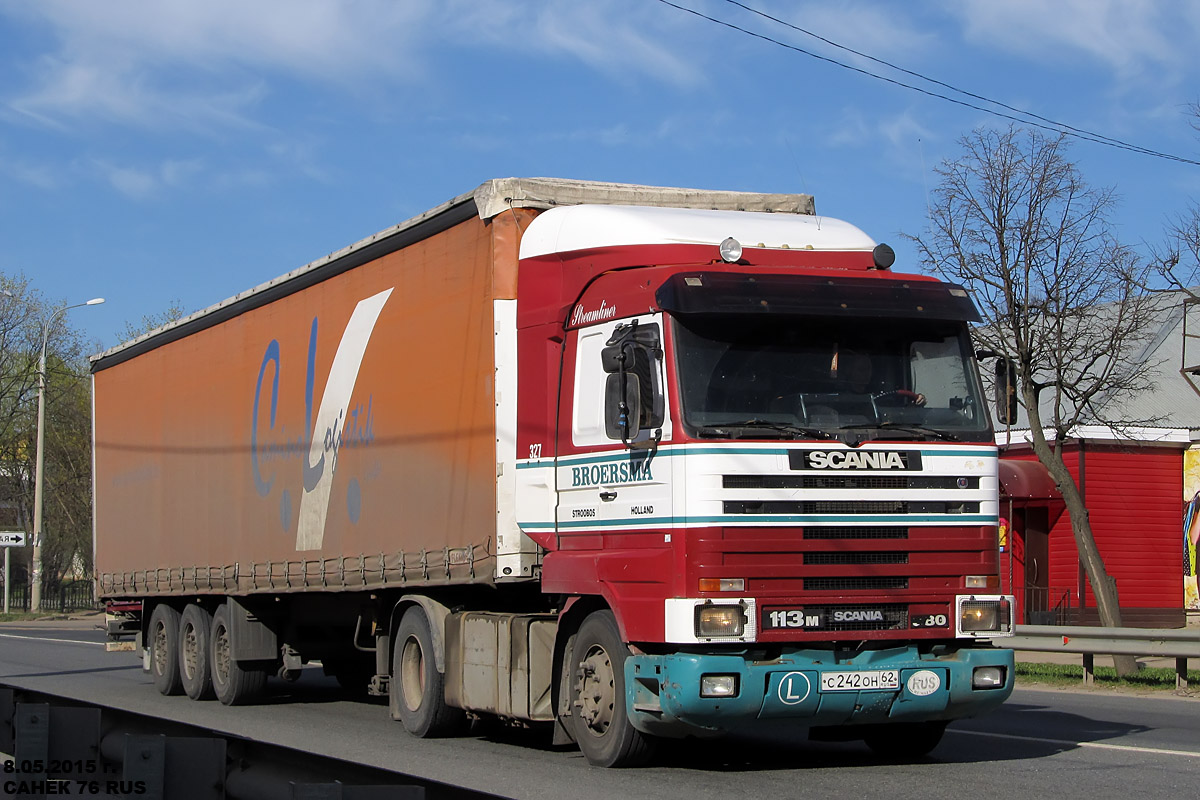 Рязанская область, № С 242 ОН 62 — Scania (III) R113M