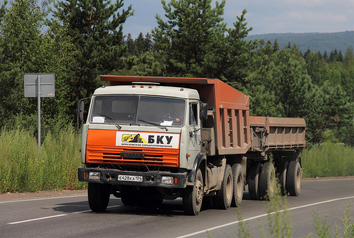 Красноярский край, № Е 428 КА 124 — КамАЗ-65115 (общая модель)