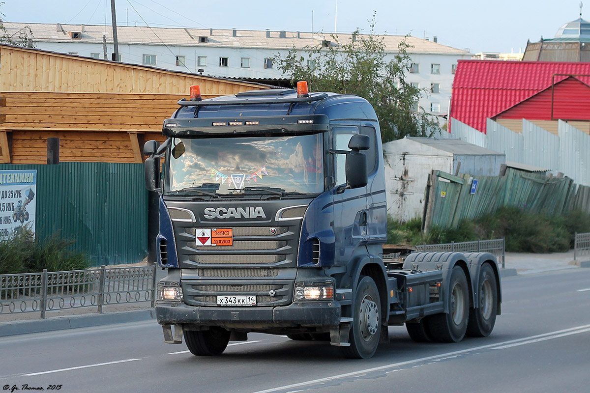 Саха (Якутия), № Х 343 КК 14 — Scania ('2009) R500