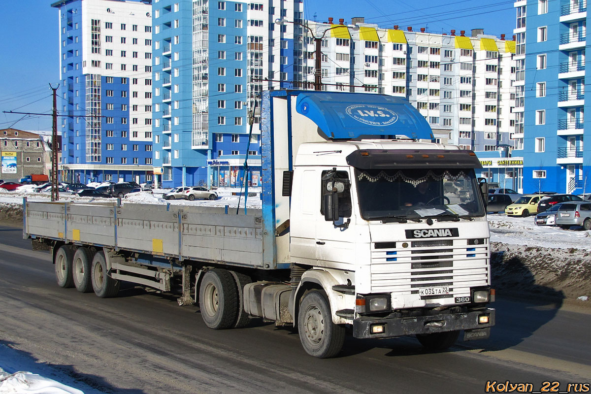 Алтайский край, № К 035 ТА 22 — Scania (II) R113M