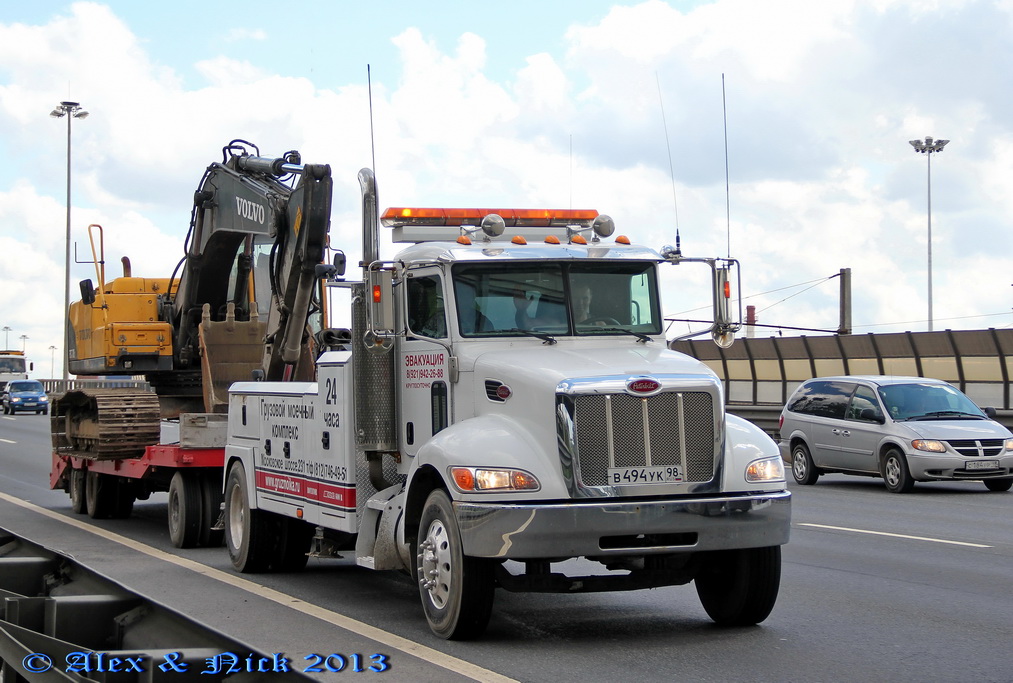 Санкт-Петербург, № В 494 УК 98 — Peterbilt 335