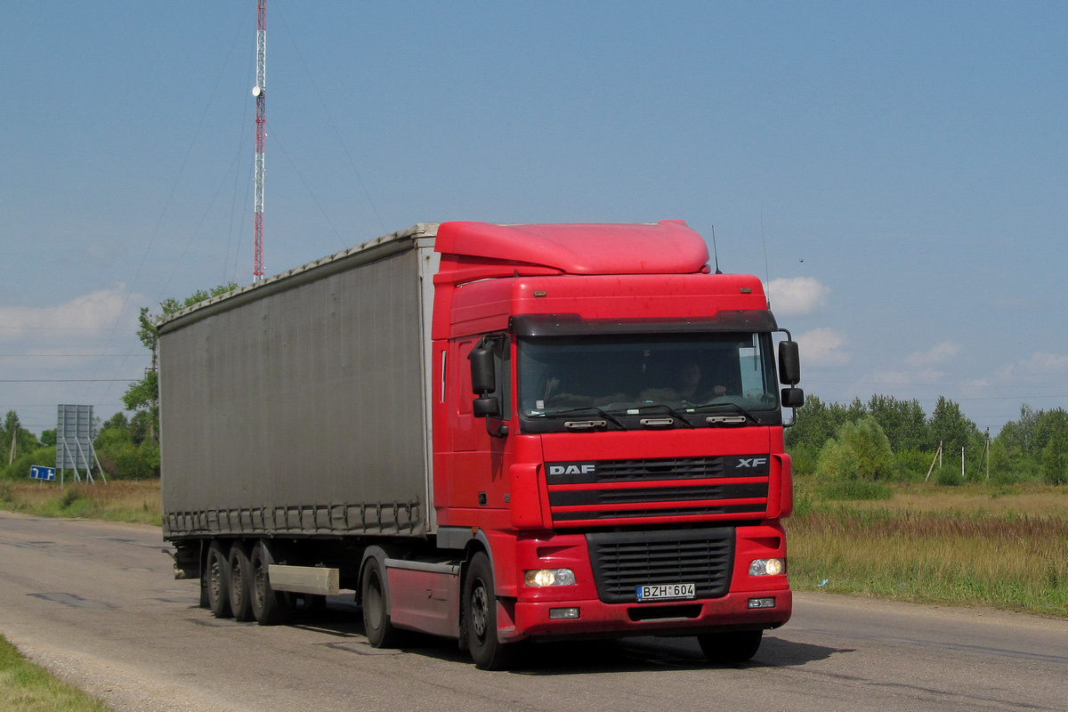 Литва, № BZH 604 — DAF XF95 FT