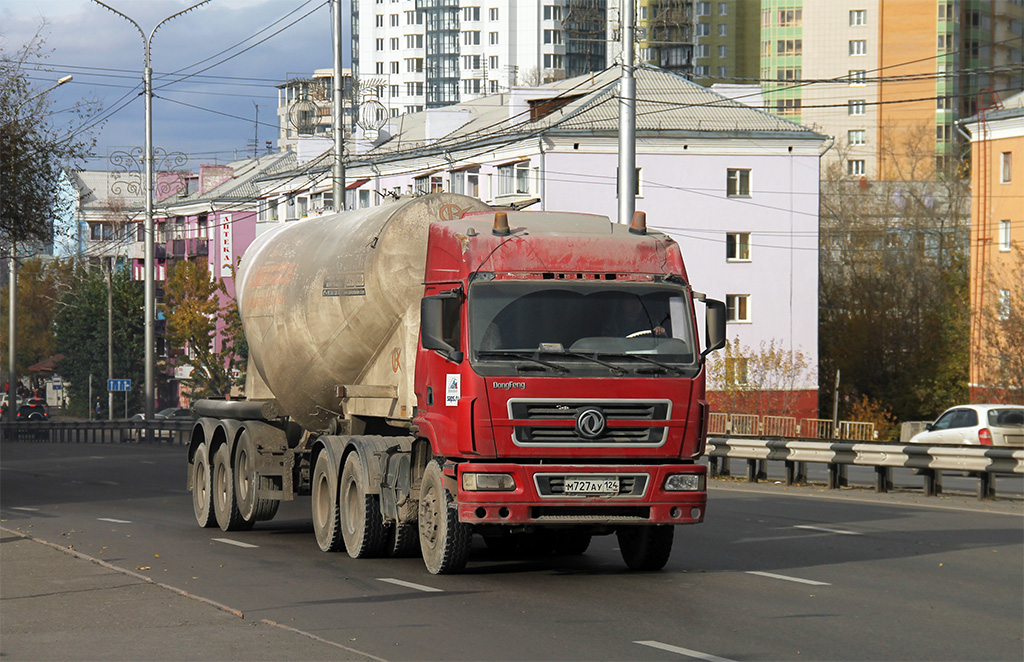 Красноярский край, № М 727 АУ 124 — Dongfeng  (общая модель)