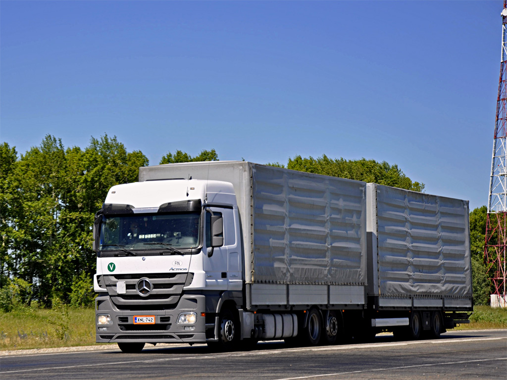 Финляндия, № XNL-742 — Mercedes-Benz Actros ('2009)