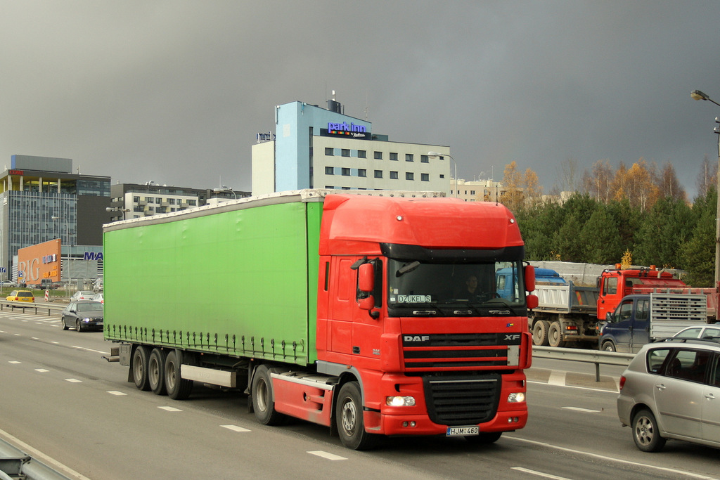 Литва, № HJM 460 — DAF XF105 FT