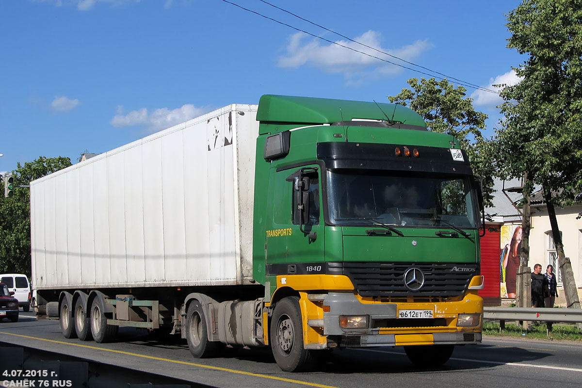 Москва, № В 612 ЕТ 199 — Mercedes-Benz Actros ('1997) 1840