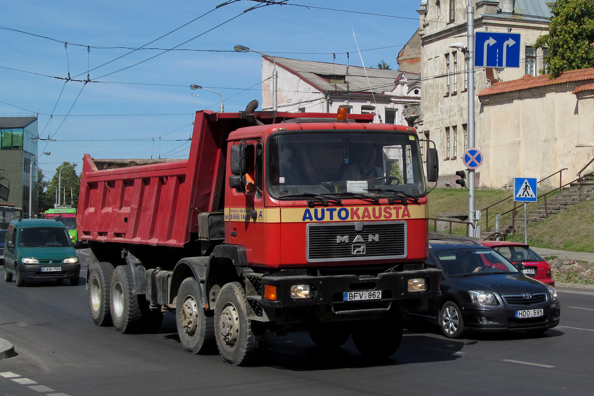 Литва, № BFV 862 — MAN F90 (общая модель)