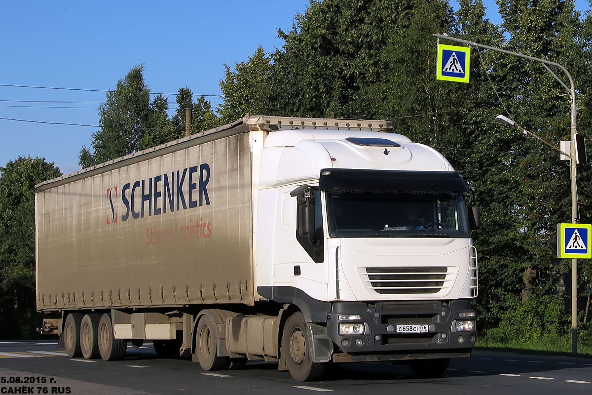 Ярославская область, № С 658 СН 76 — IVECO Stralis ('2002)