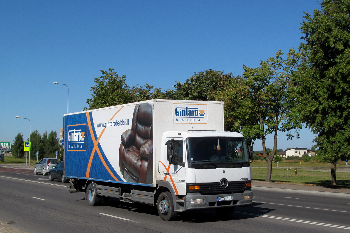 Литва, № HTV 137 — Mercedes-Benz Atego 1218