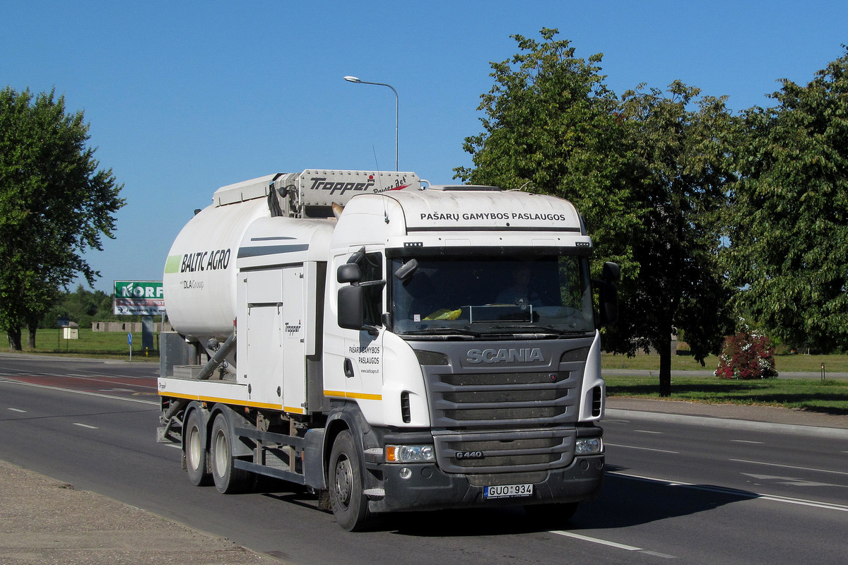 Литва, № GUO 934 — Scania ('2009) G440