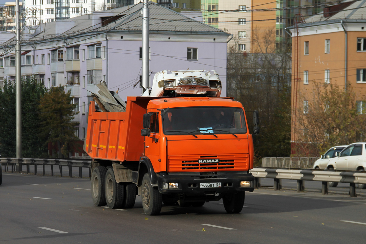 Красноярский край, № У 033 ВТ 124 — КамАЗ-65115-D3