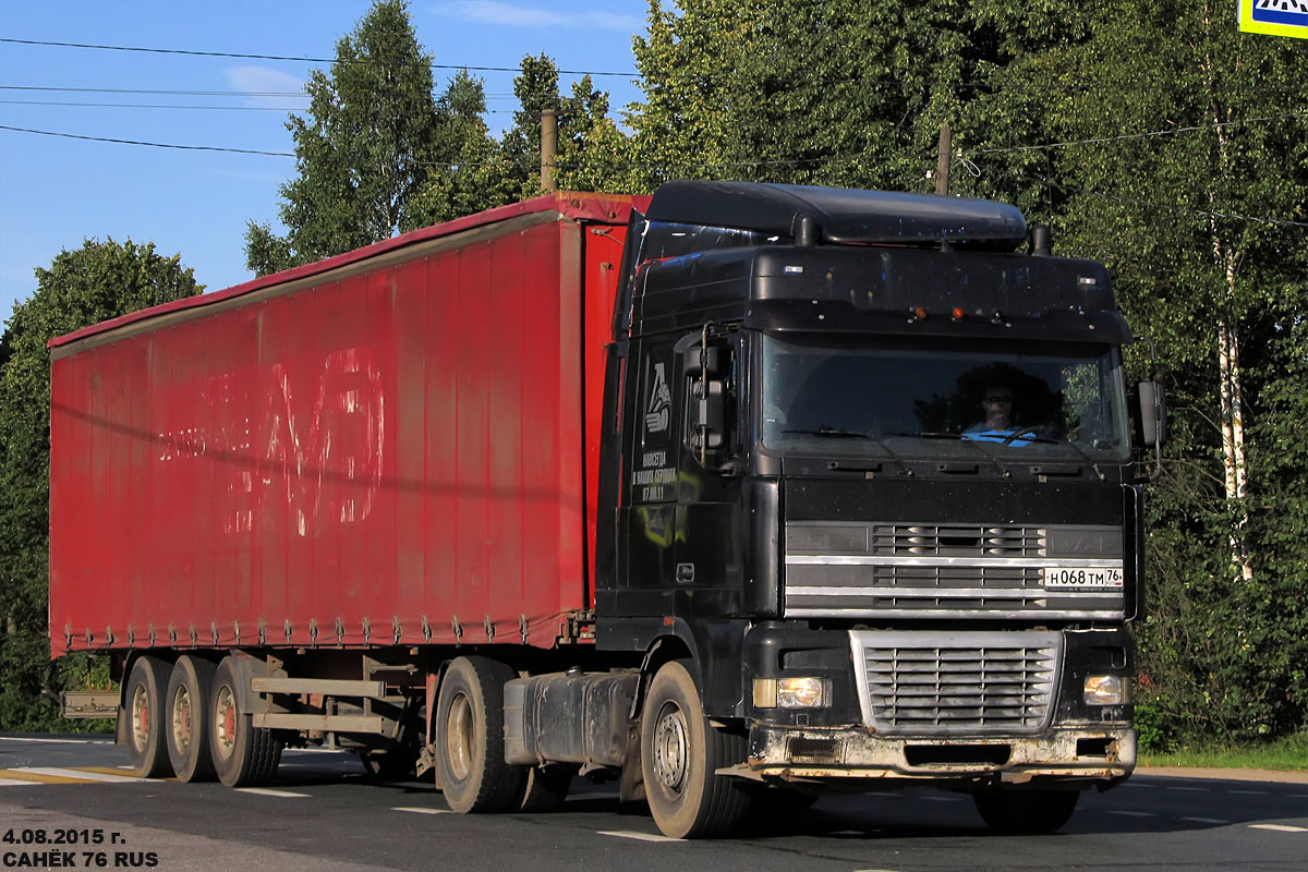 Ярославская область, № Н 068 ТМ 76 — DAF 95XF FT