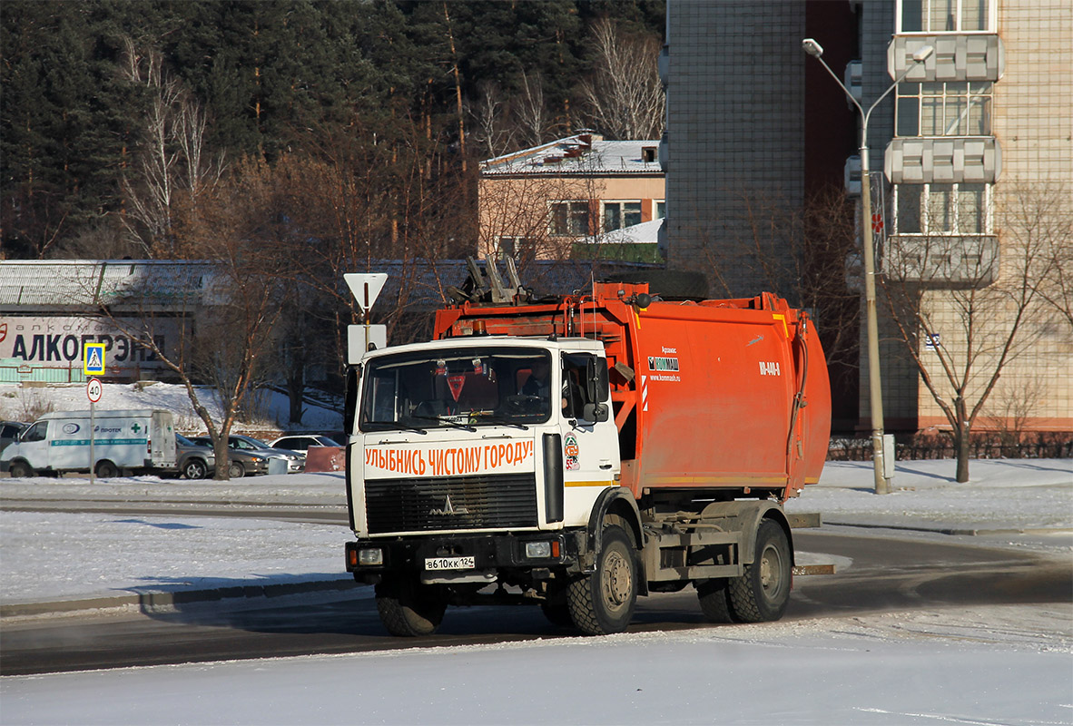 Красноярский край, № В 610 КК 124 — МАЗ-5337A2