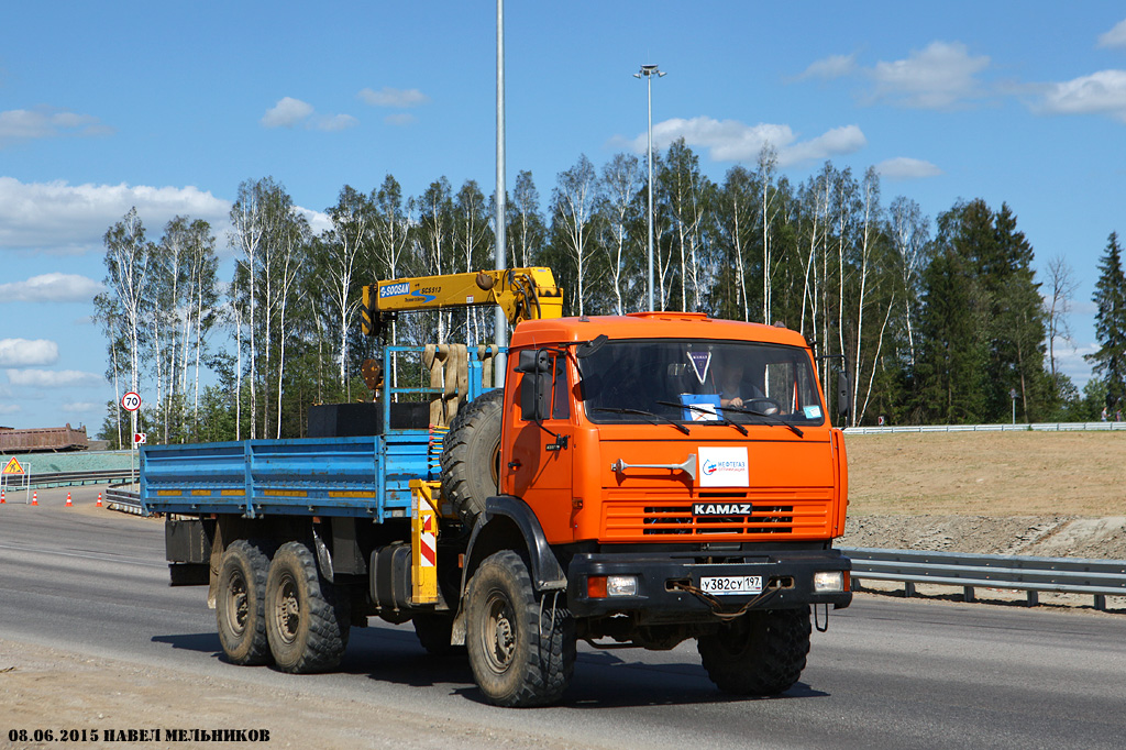 Москва, № У 382 СУ 197 — КамАЗ-43118-15 [43118R]