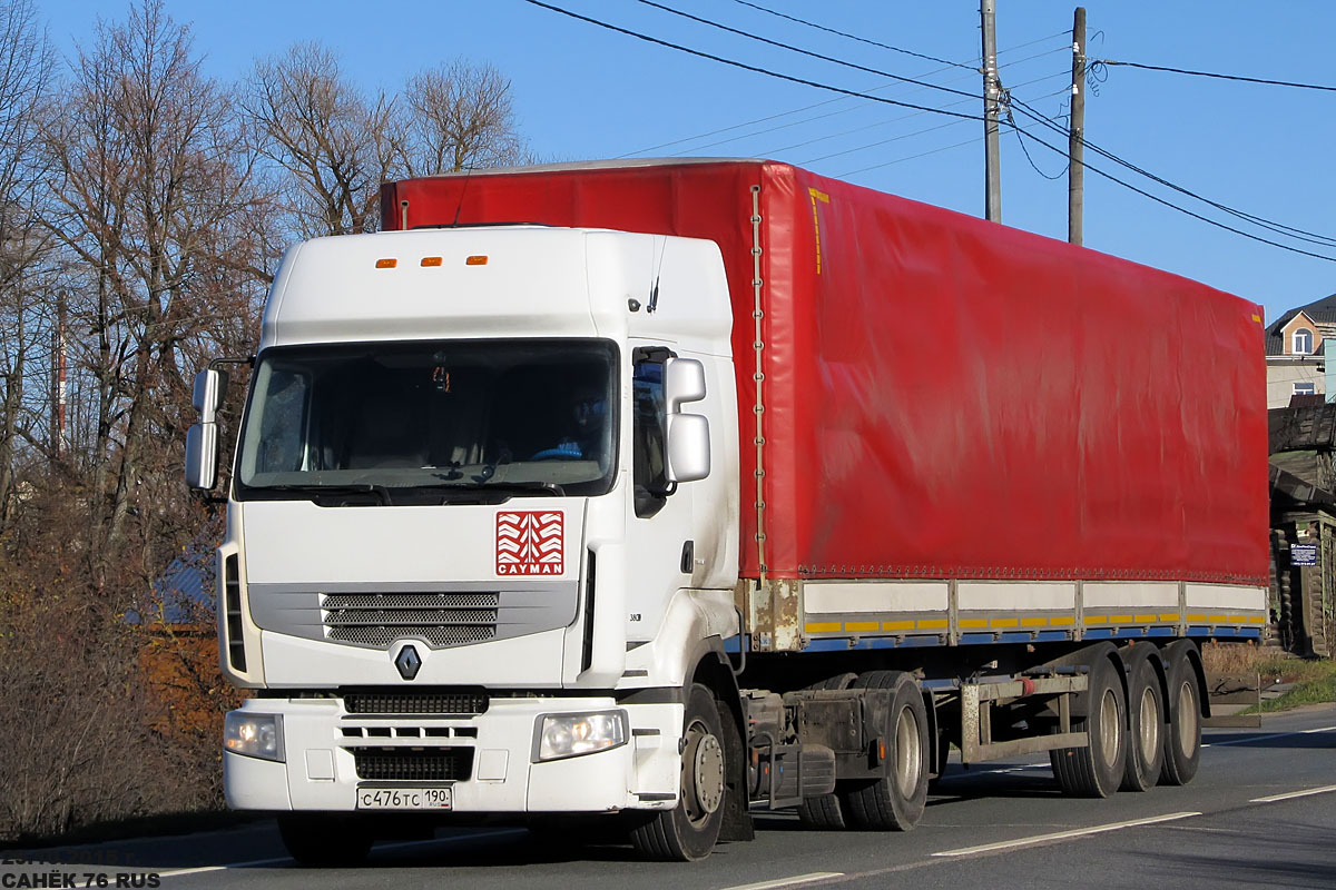 Московская область, № С 476 ТС 190 — Renault Premium ('2006) [X9P]