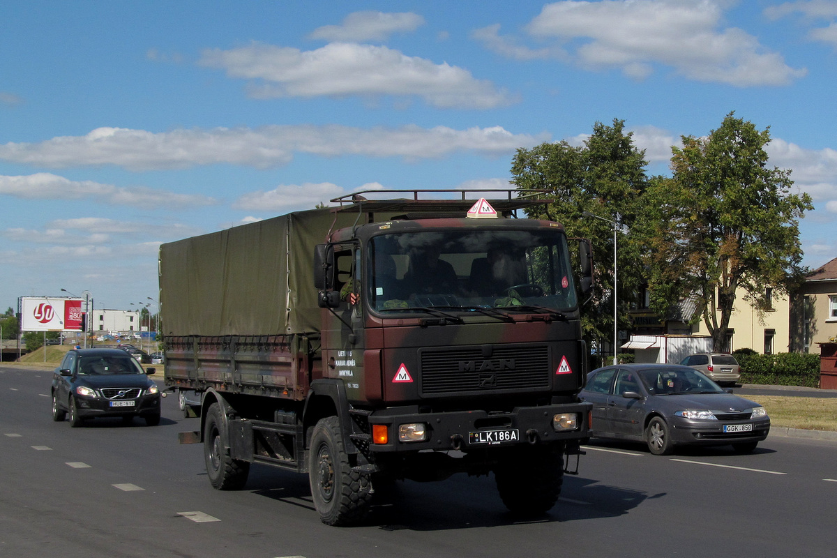 Литва, № LK 186 A — MAN F90 (общая модель)