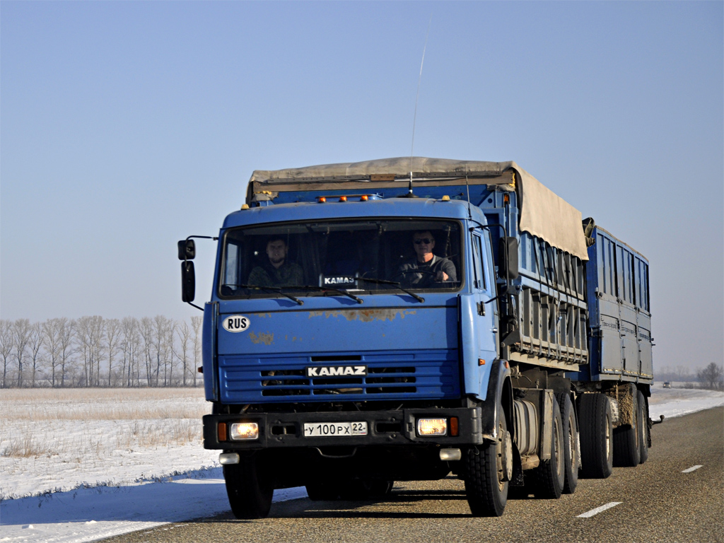 Алтайский край, № У 100 РХ 22 — КамАЗ-53215-13 [53215N]