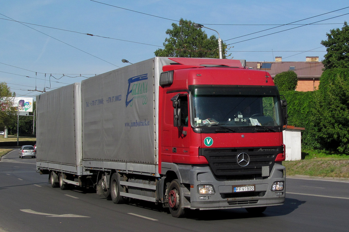 Литва, № FFV 900 — Mercedes-Benz Actros ('2003) 2541