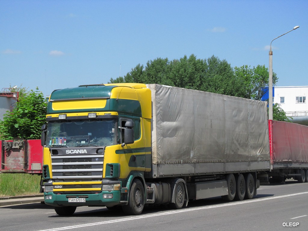 Минская область, № АН 6701-5 — Scania ('1996, общая модель)