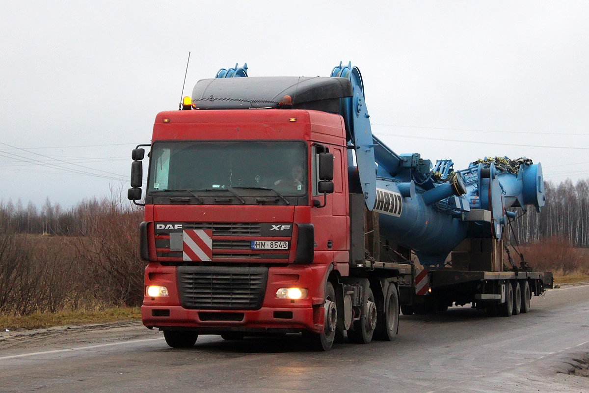 Латвия, № HM-8543 — DAF XF95 FTG