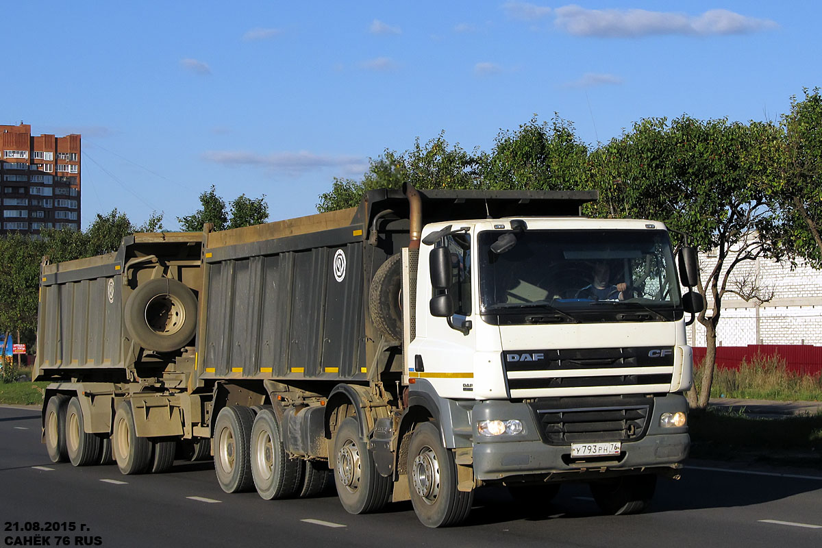 Ярославская область, № У 793 РН 76 — DAF CF85 FAD