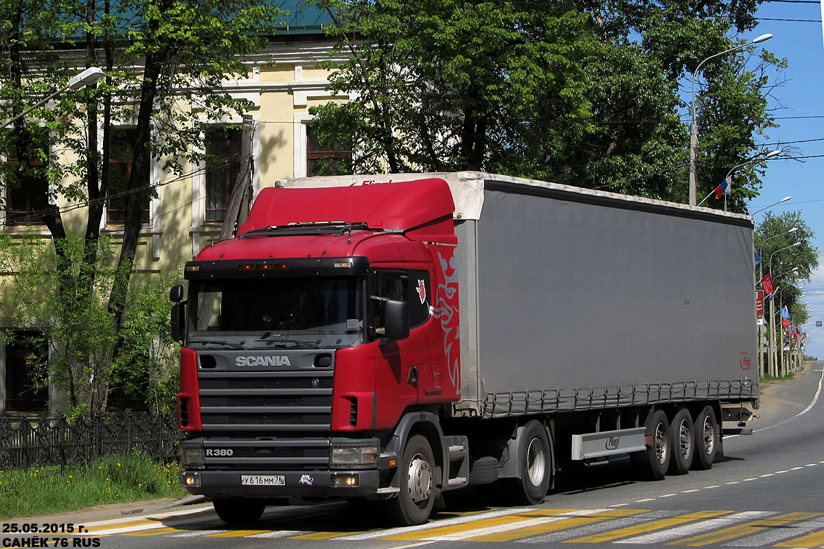 Ярославская область, № У 616 ММ 76 — Scania ('1996) R380