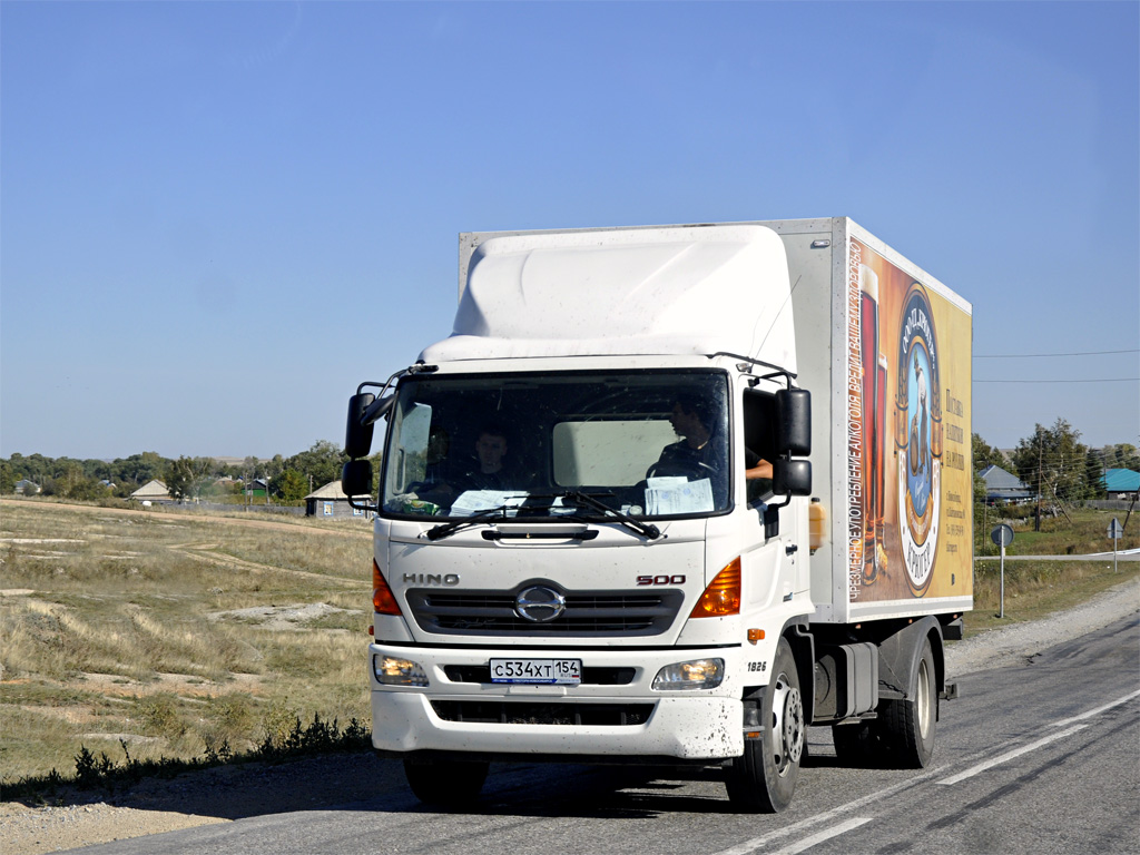 Новосибирская область, № С 534 ХТ 154 — Hino 500