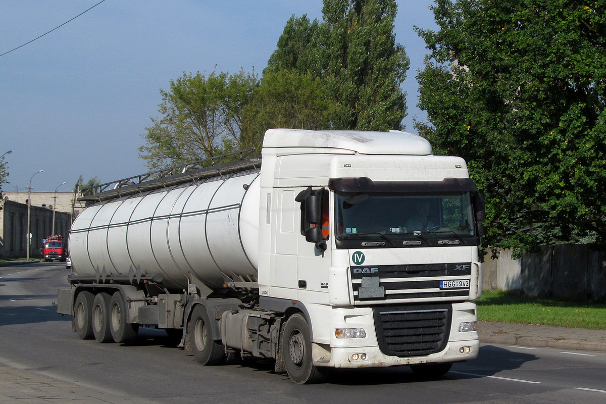 Литва, № HGG 943 — DAF XF105 FT