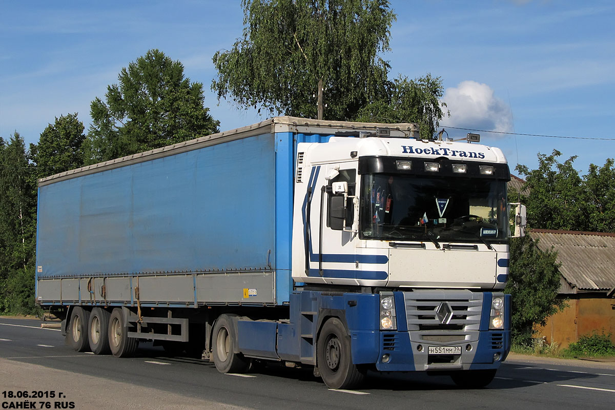 Калининградская область, № Н 551 ММ 39 — Renault Magnum Integral ('1997)