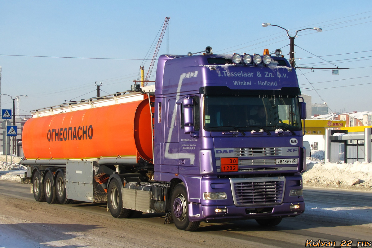 Алтайский край, № У 818 РУ 22 — DAF XF95 FT