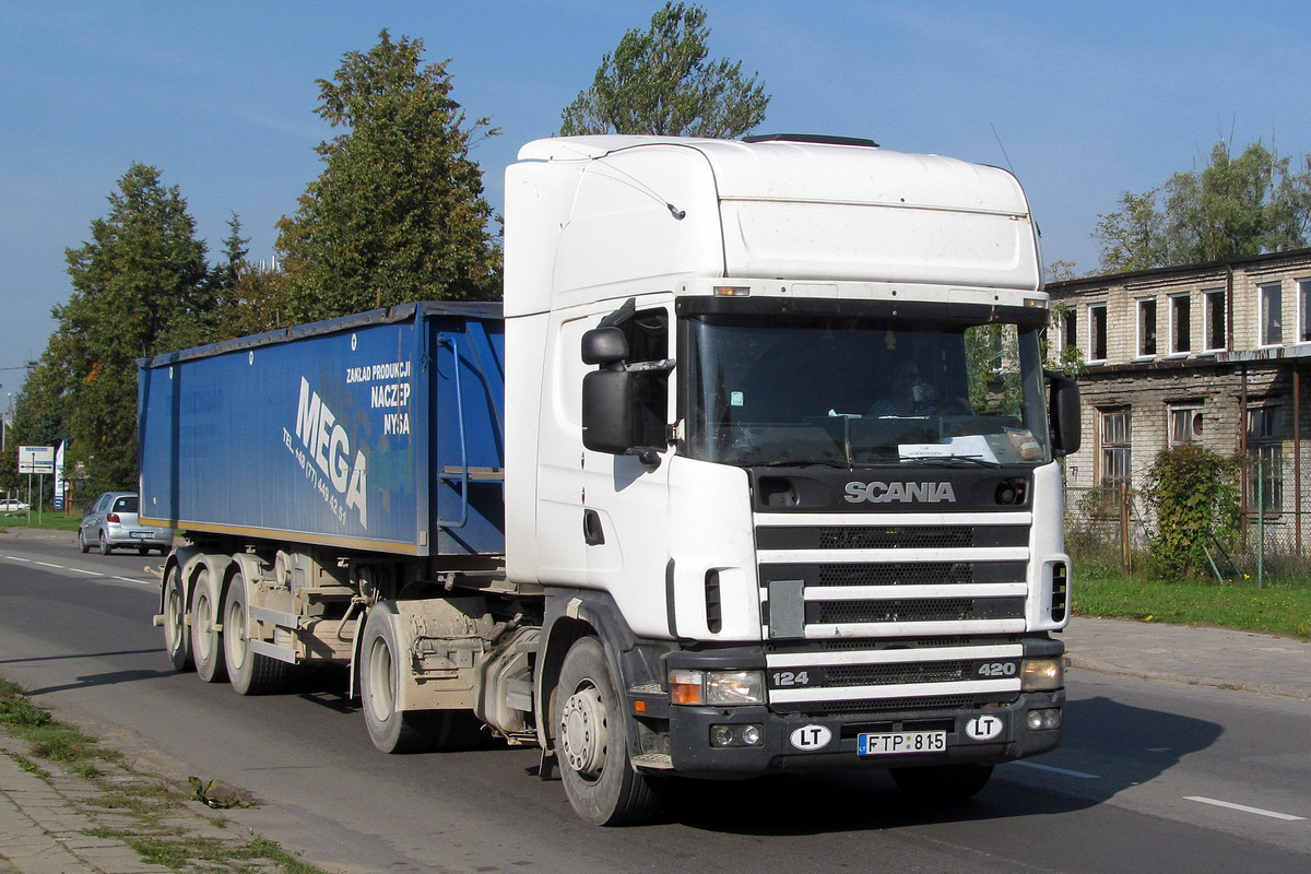 Литва, № FTP 815 — Scania ('1996) R124L