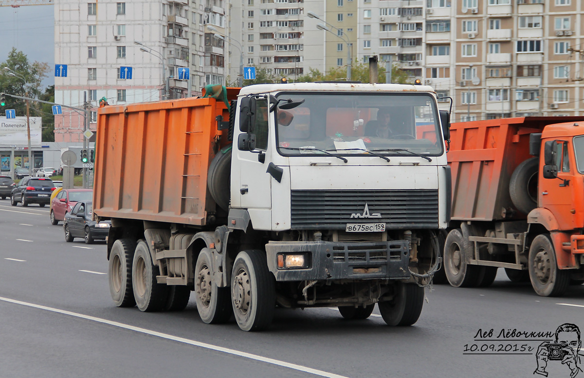 Москва, № В 675 ВС 159 — МАЗ-6516A8