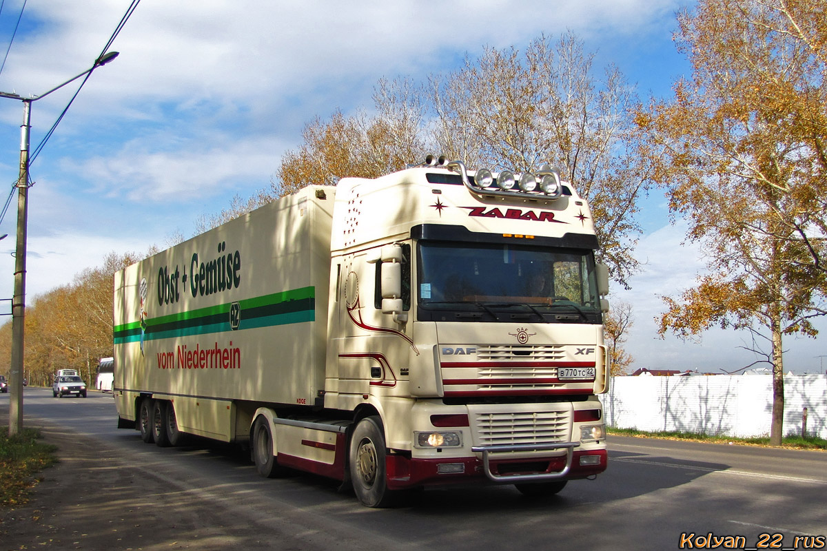 Алтайский край, № В 770 ТС 22 — DAF XF95 FT