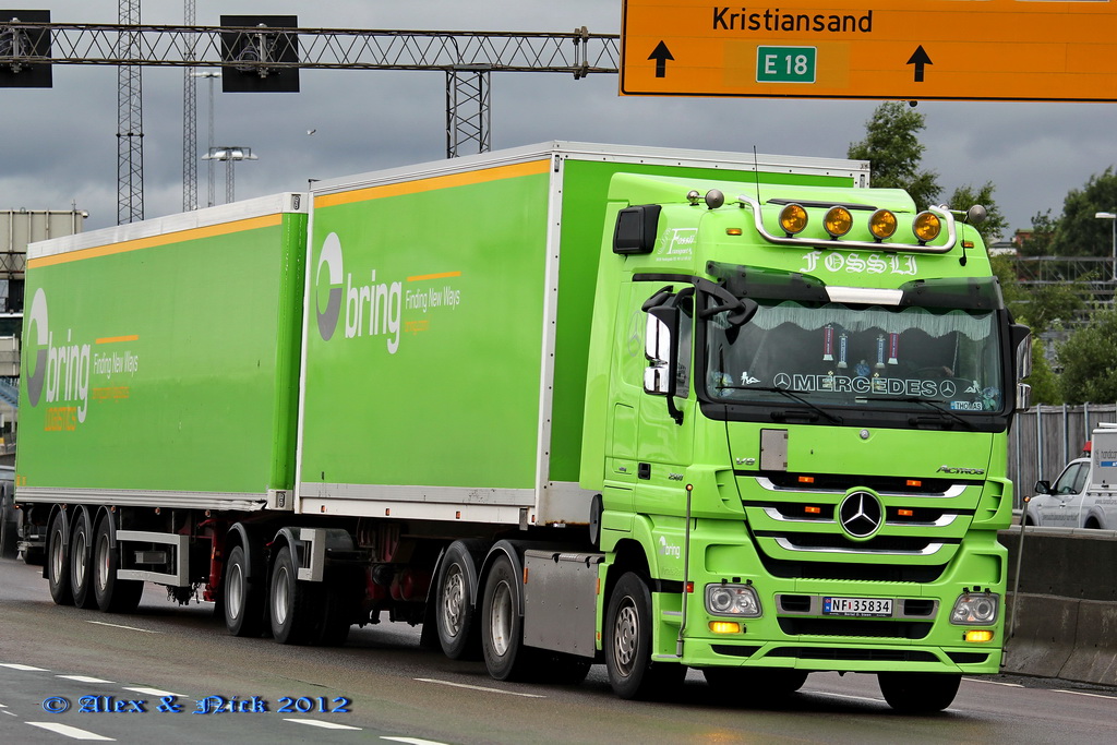 Норвегия, № NF 35834 — Mercedes-Benz Actros ('2009) 2560