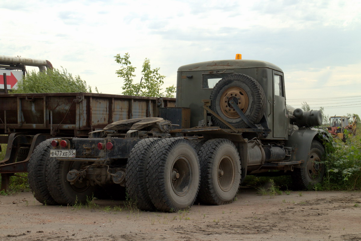 Омская область, № В 477 ХЕ 55 — КрАЗ-258Б1