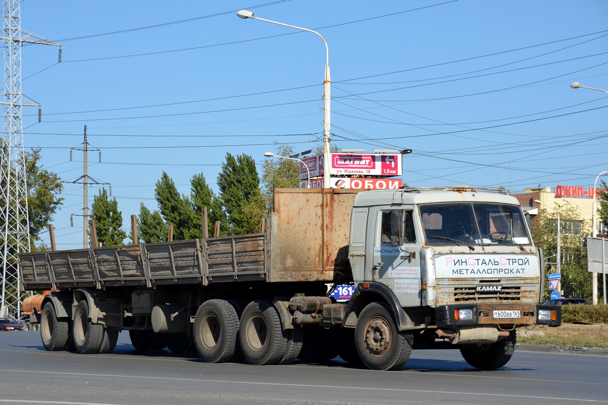 Ростовская область, № Т 600 ВВ 161 — КамАЗ-54115 (общая модель)