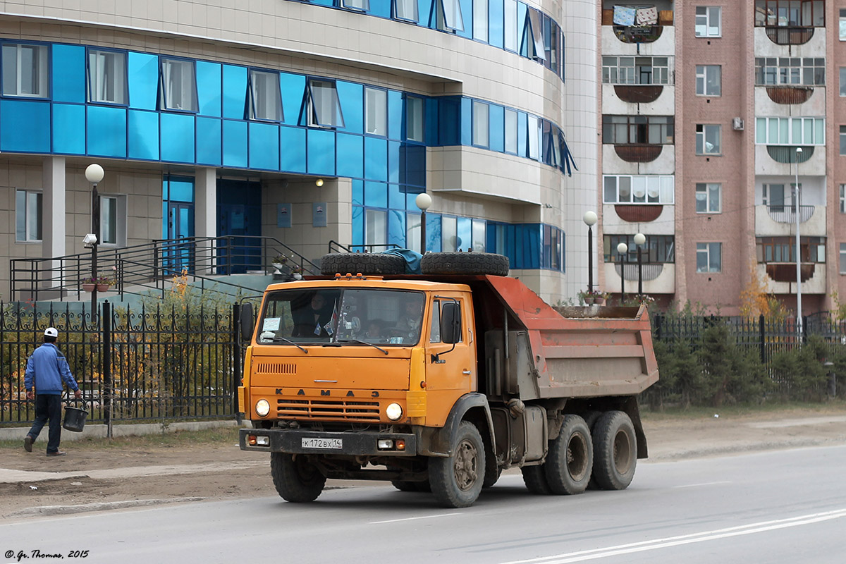 Саха (Якутия), № К 172 ВХ 14 — КамАЗ-55111 [551110]