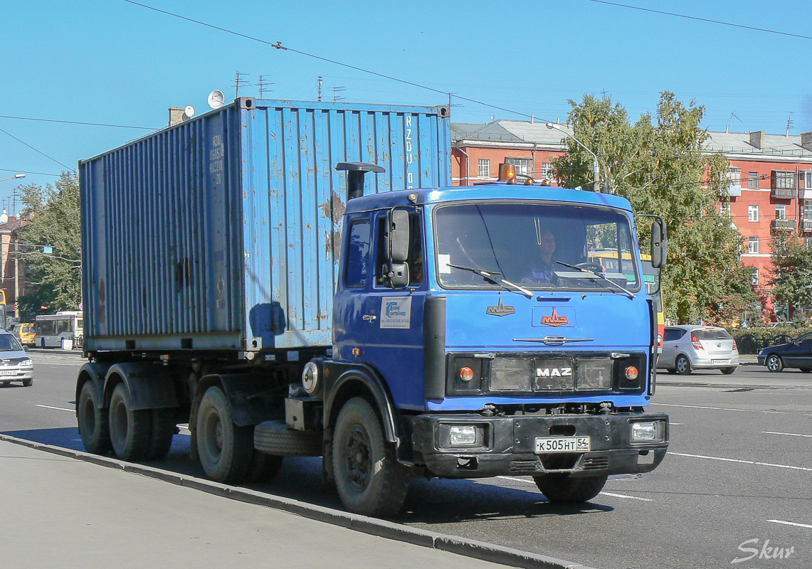 Алтайский край, № К 505 НТ 54 — МАЗ-54323