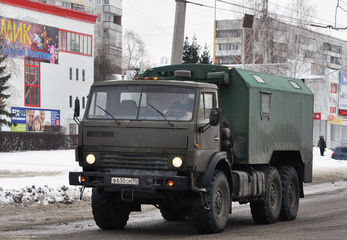 Омская область, № В 630 СМ 55 — КамАЗ-43101