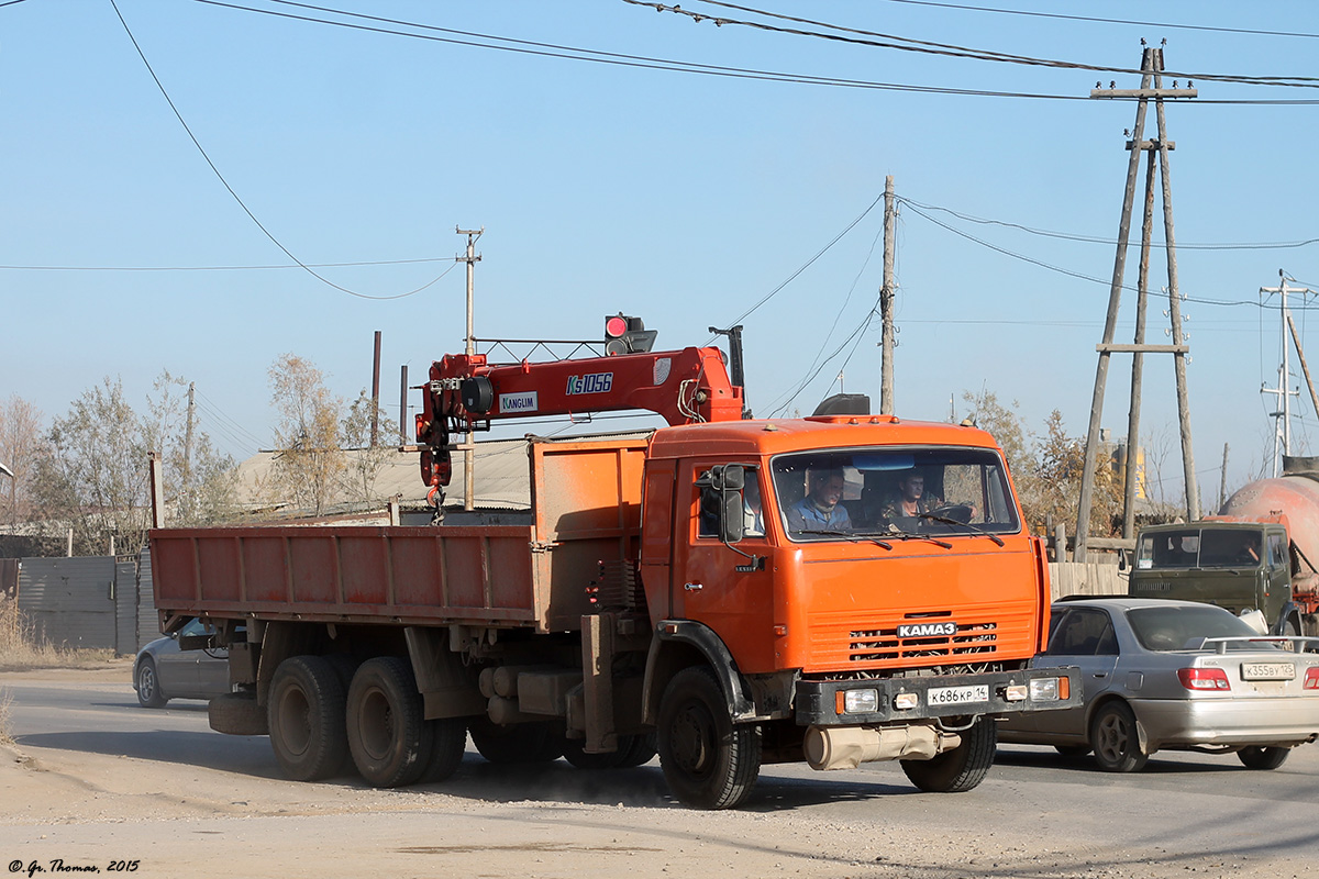 Саха (Якутия), № К 686 КР 14 — КамАЗ-65115 (общая модель)