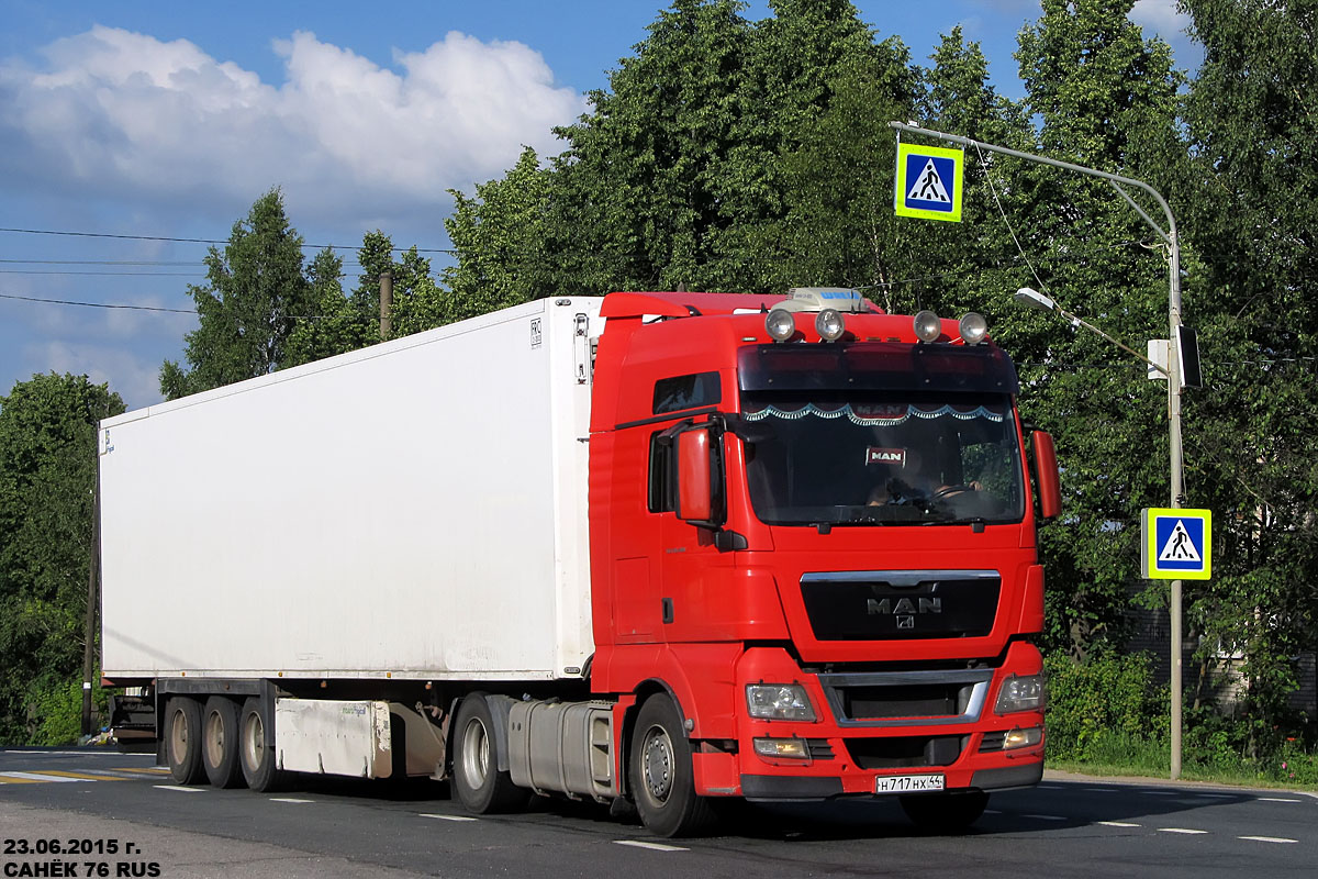 Костромская область, № Н 717 НХ 44 — MAN TGX ('2007) (общая модель)