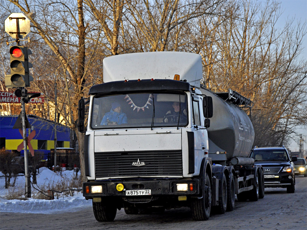 Алтайский край, № А 875 ТУ 22 — МАЗ-642208