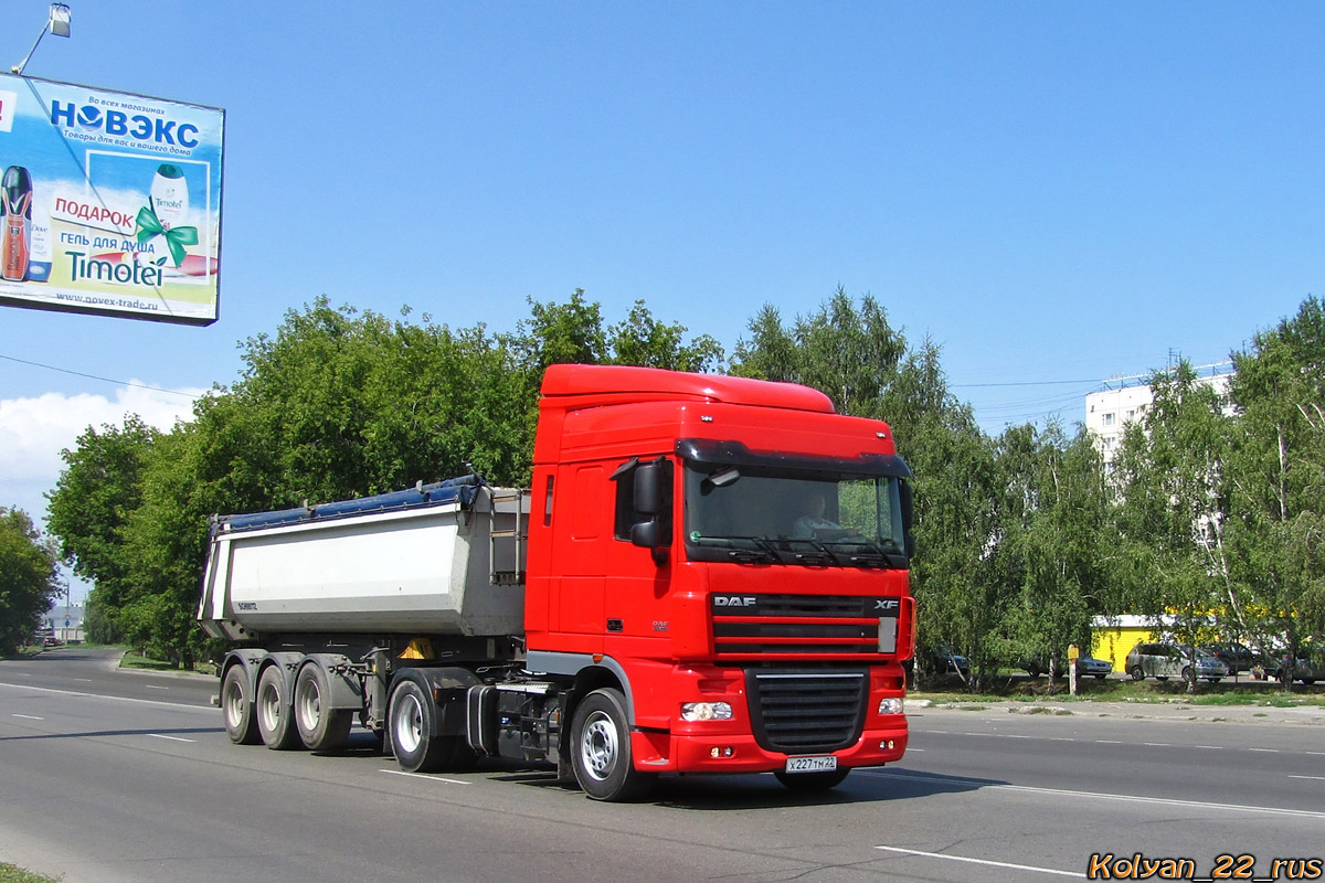 Алтайский край, № Х 227 ТМ 22 — DAF XF105 FT