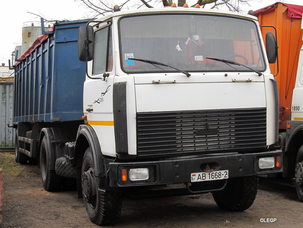 Витебская область, № АВ 1668-2 — МАЗ-5433 (общая модель)