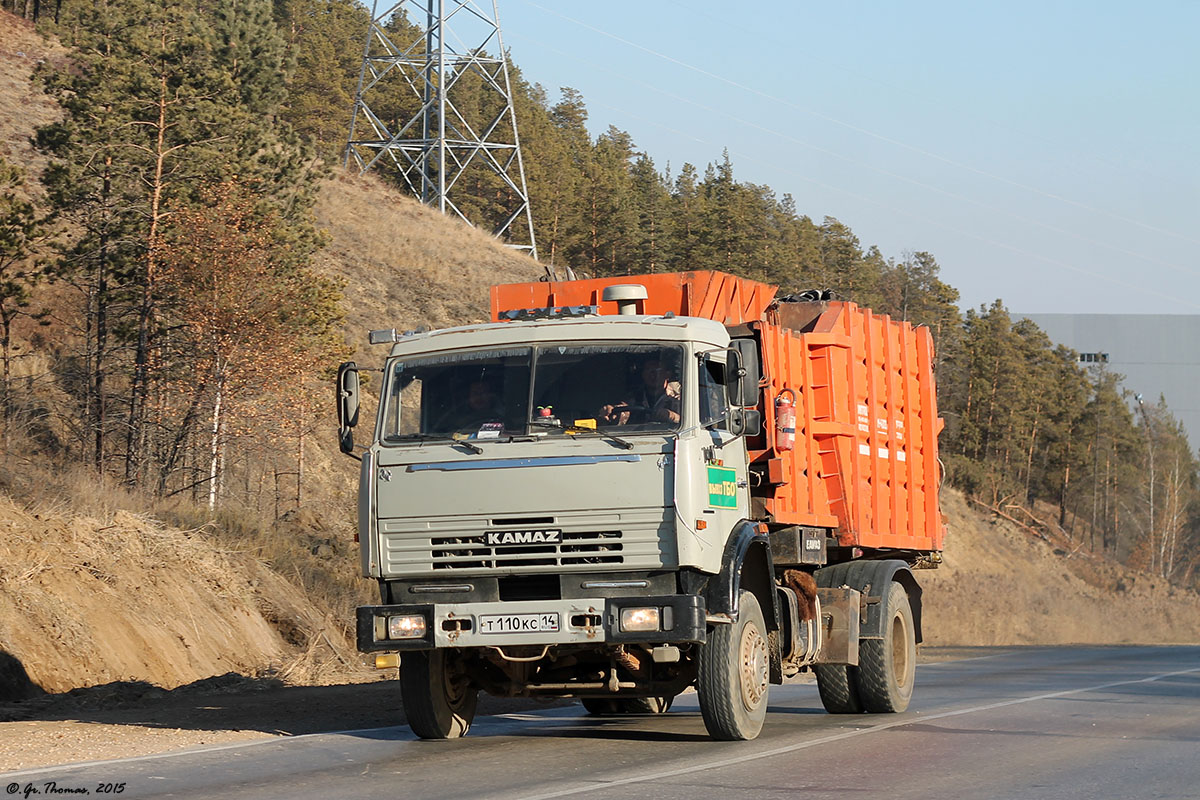 Саха (Якутия), № Т 110 КС 14 — КамАЗ-43253 (общая модель)